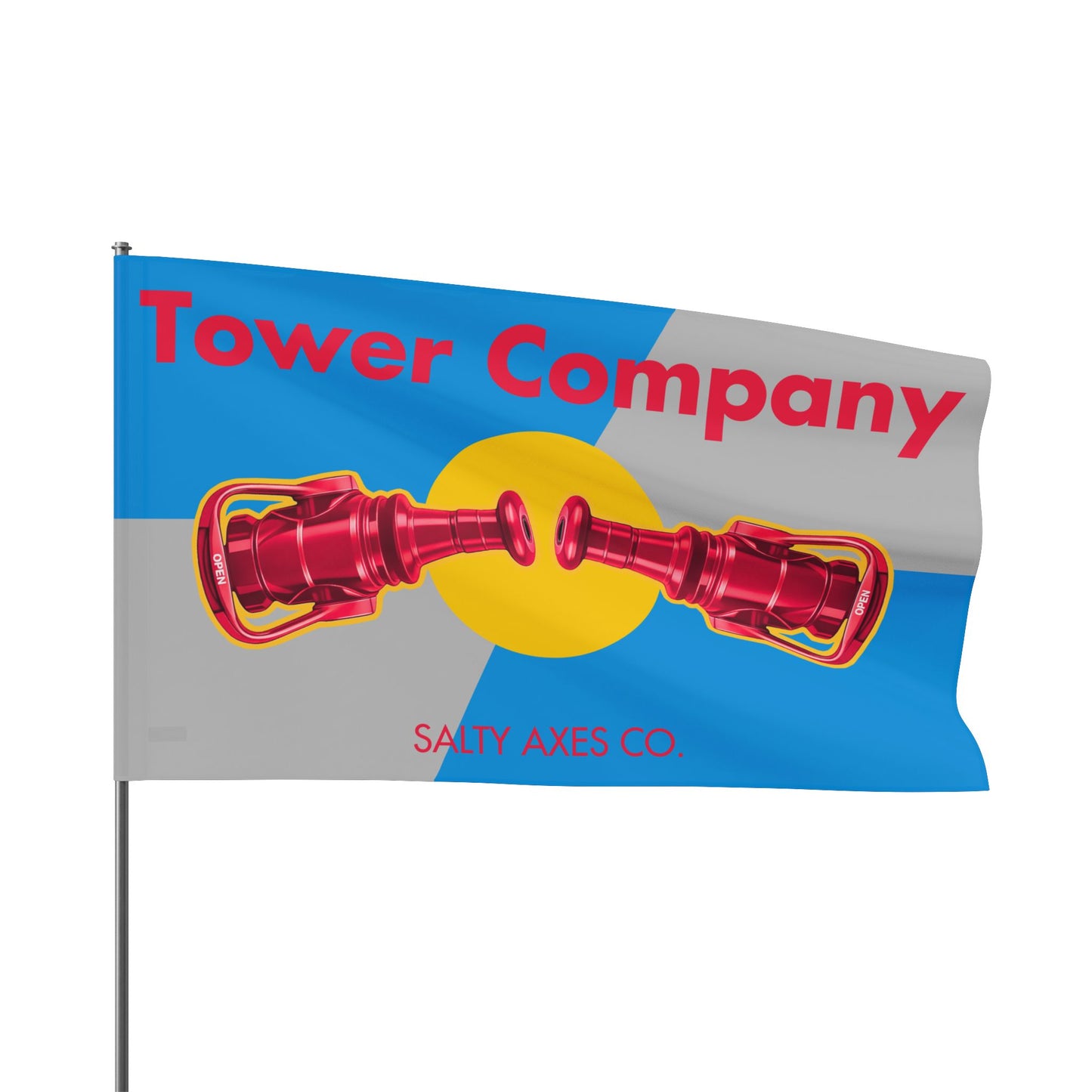 Red Bore Tower Co. Flag - Lite Colorway