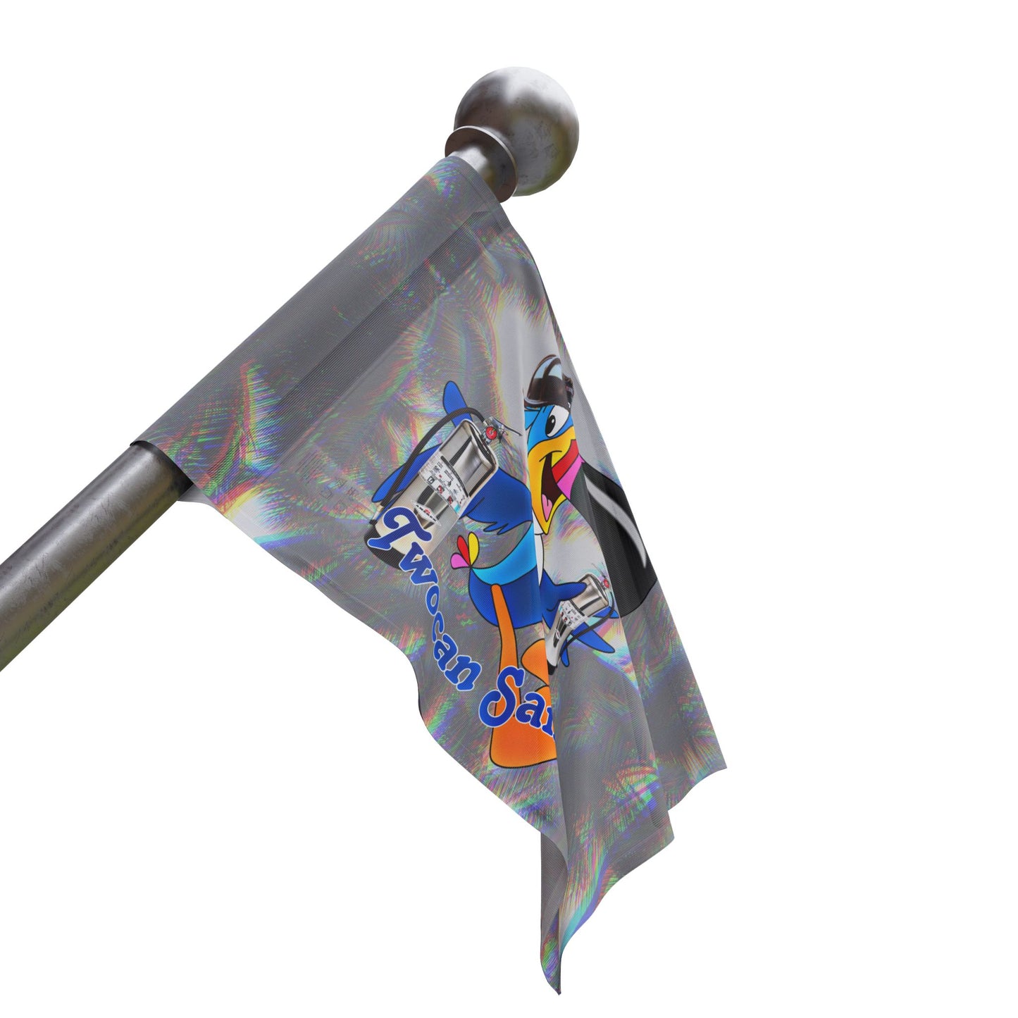 Twocan Sam WITH HELMET Flag