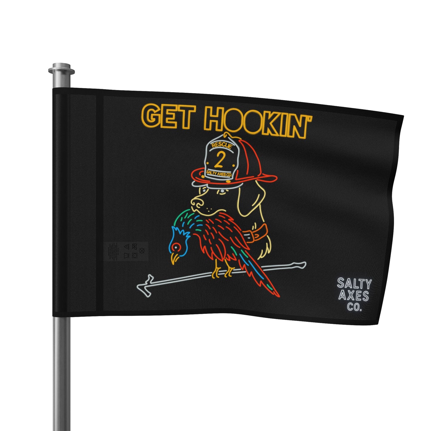 Bird Dog Get Hookin' Flag