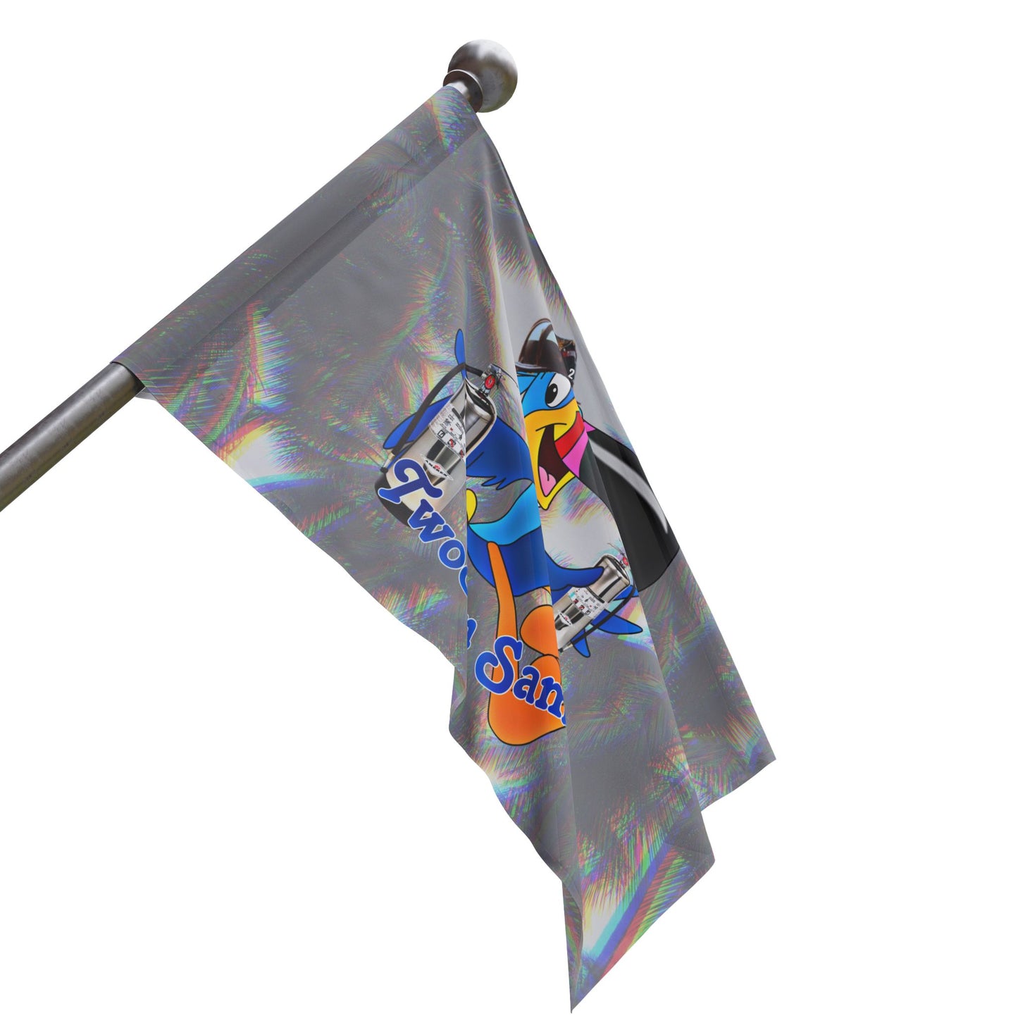Twocan Sam WITH HELMET Flag