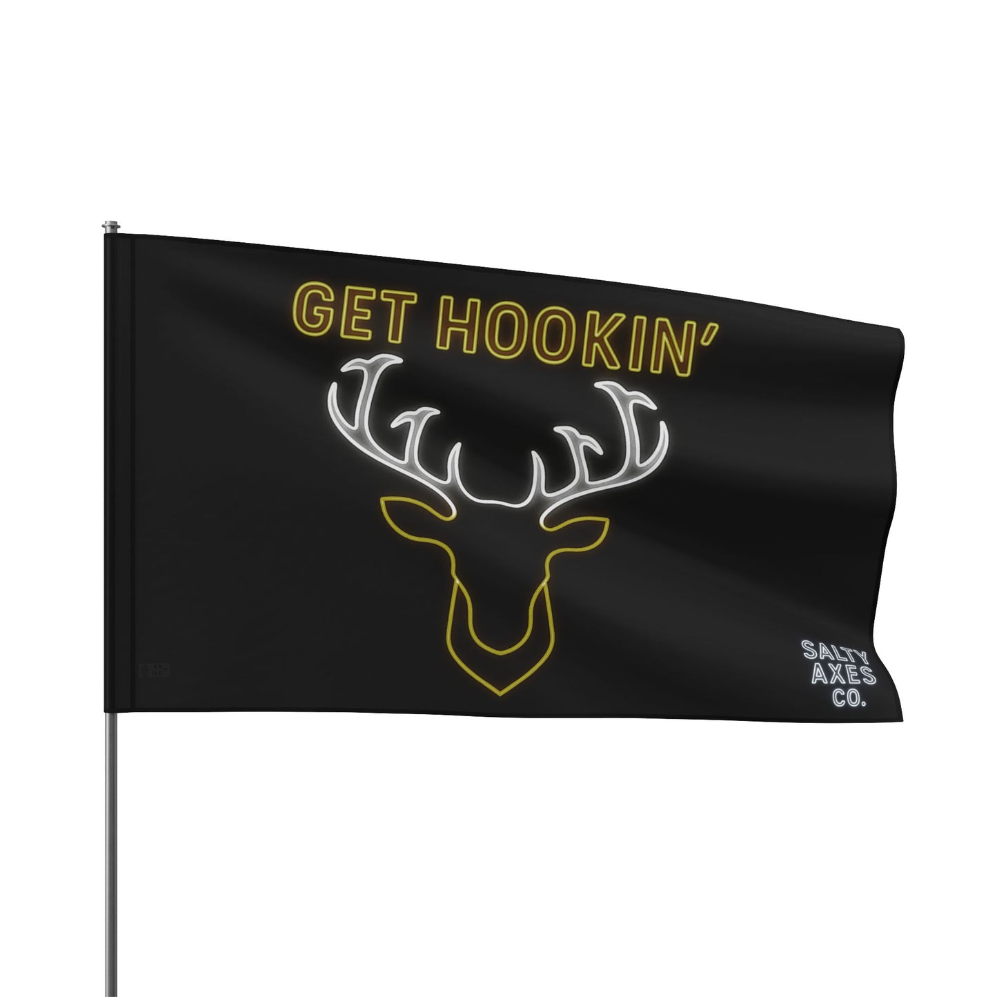 Buck Get Hookin' Flag