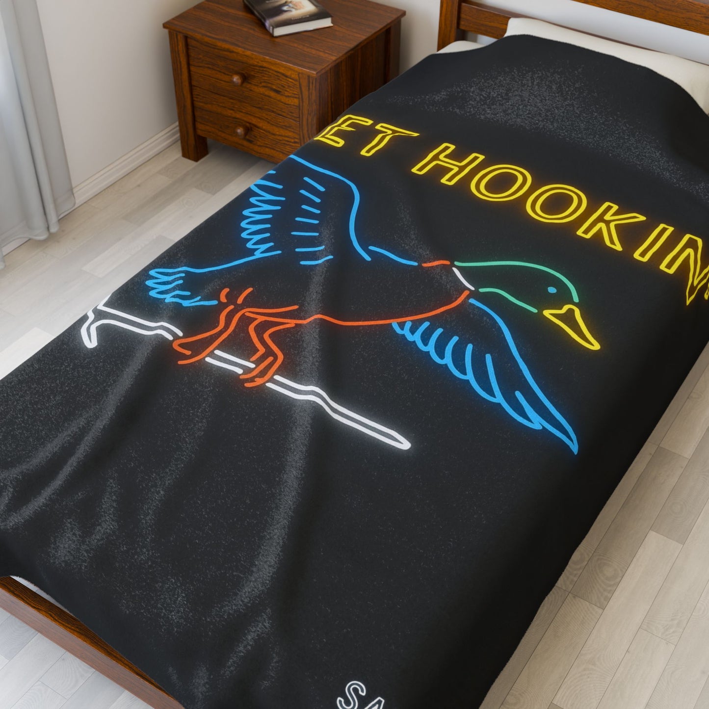 Get Hookin' Mallard Blanket