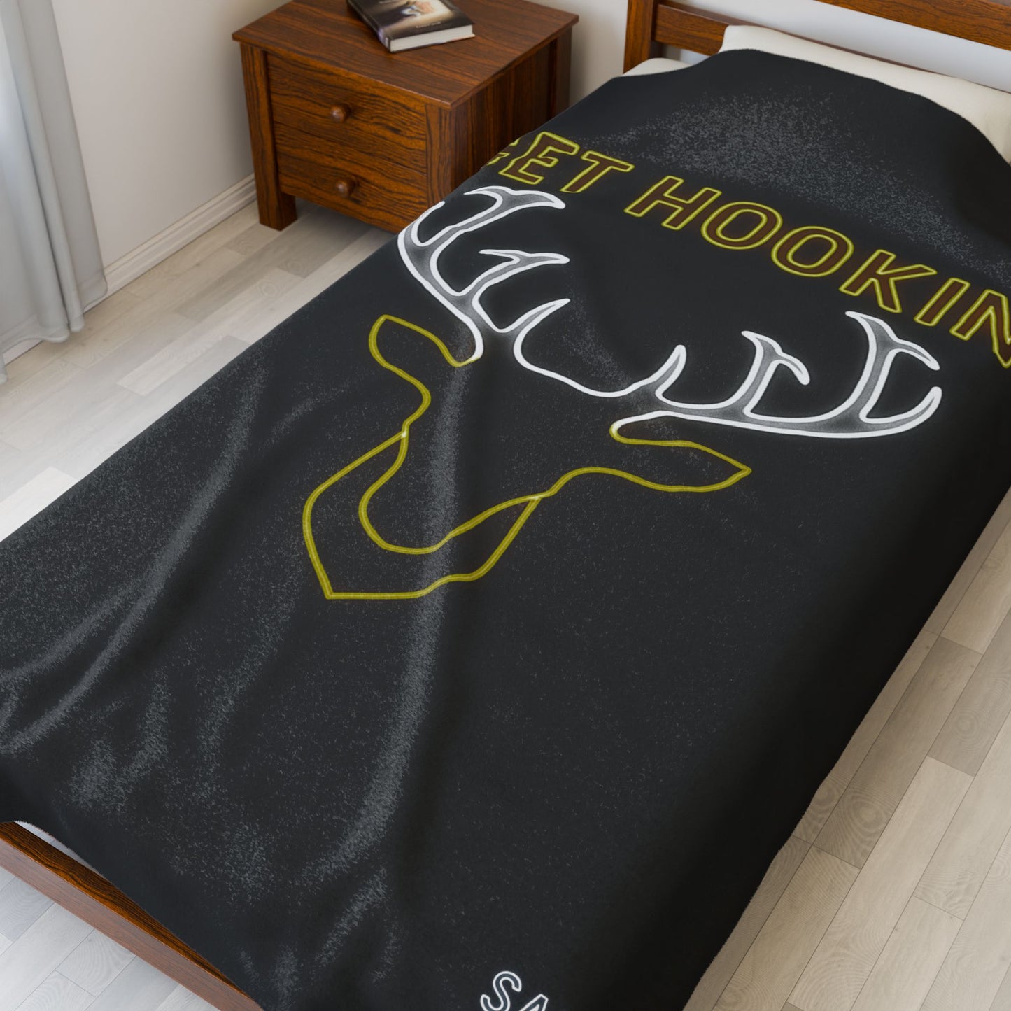 Get Hookin' Buck Blanket