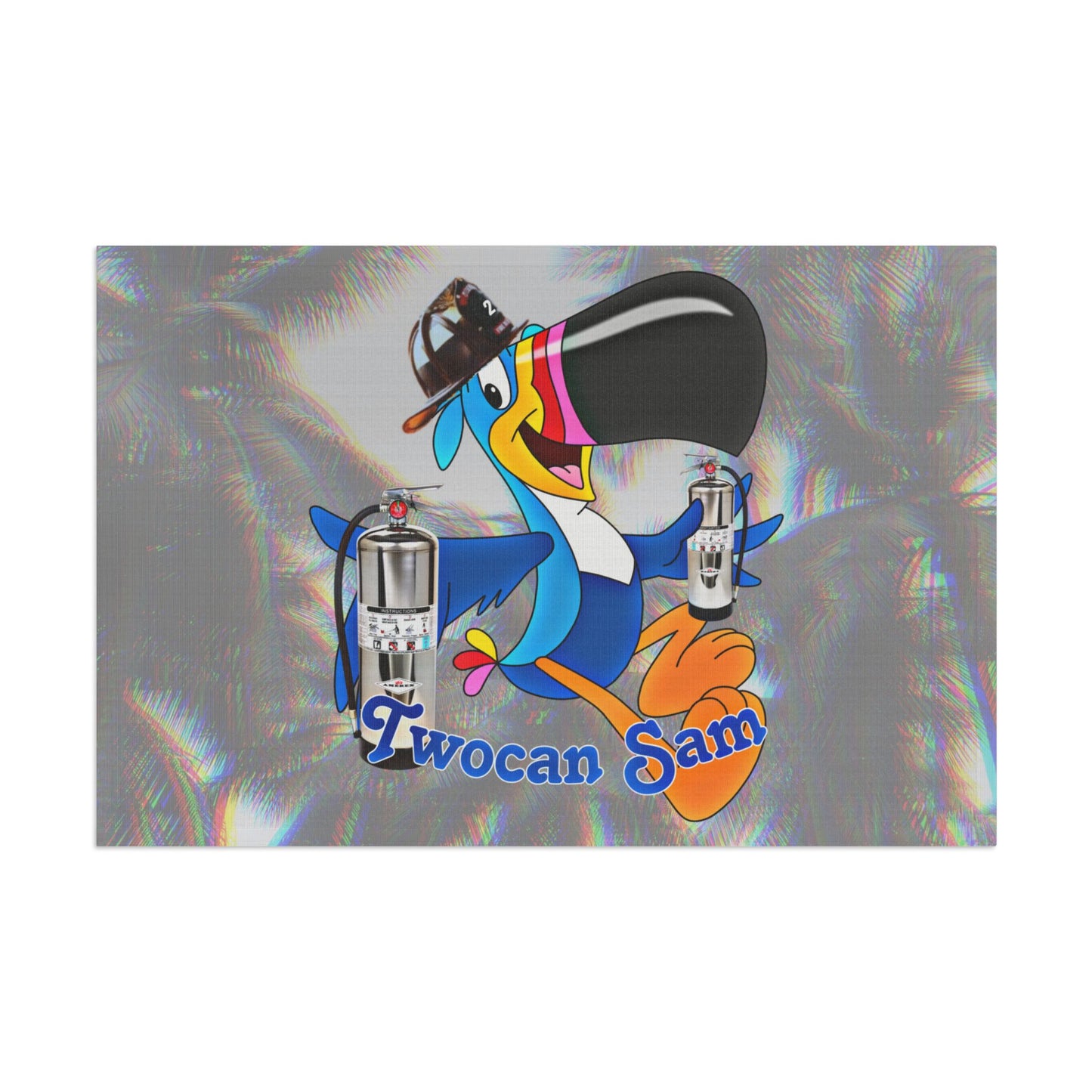 Twocan Sam WITH HELMET Flag