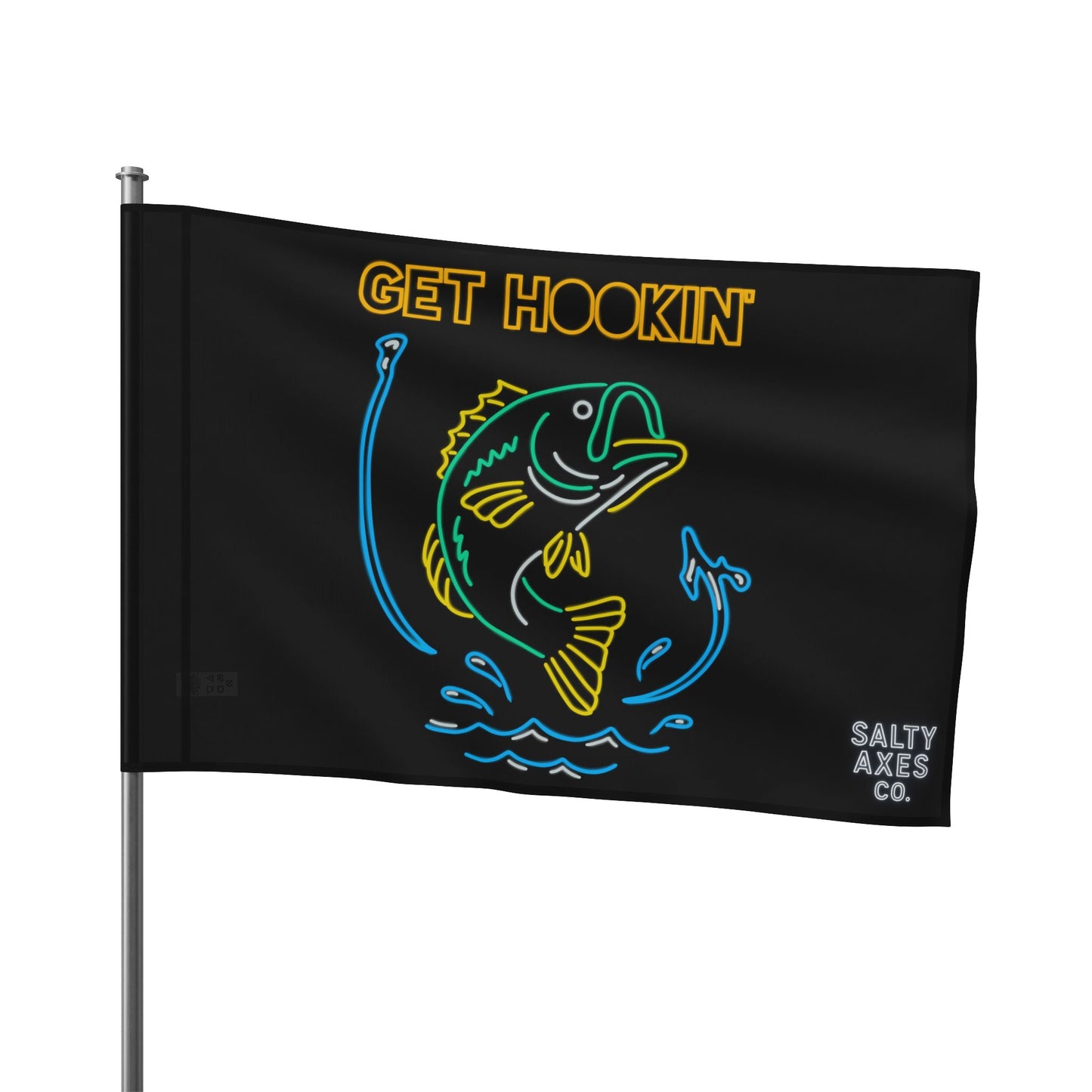 Bass Get Hookin' Flag