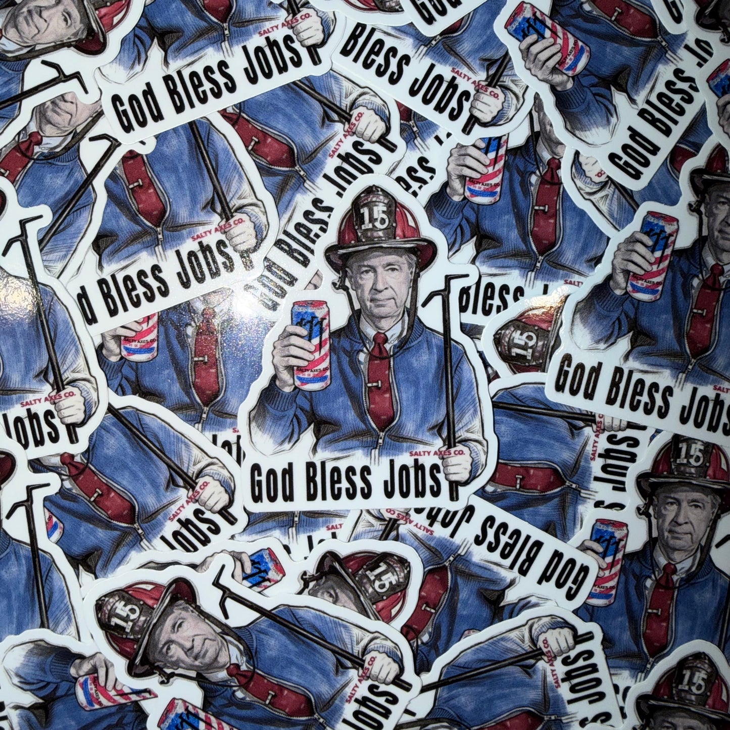 Salty Rogers Jobs Sticker