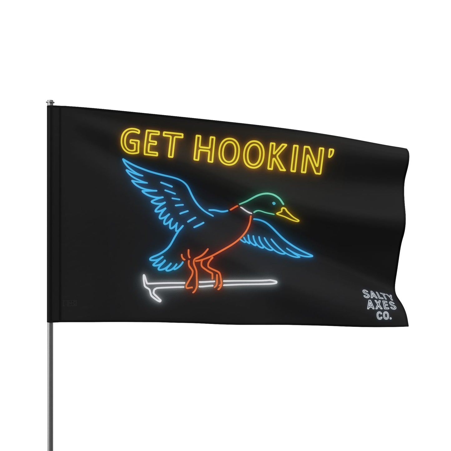 Mallard Get Hookin' Flag