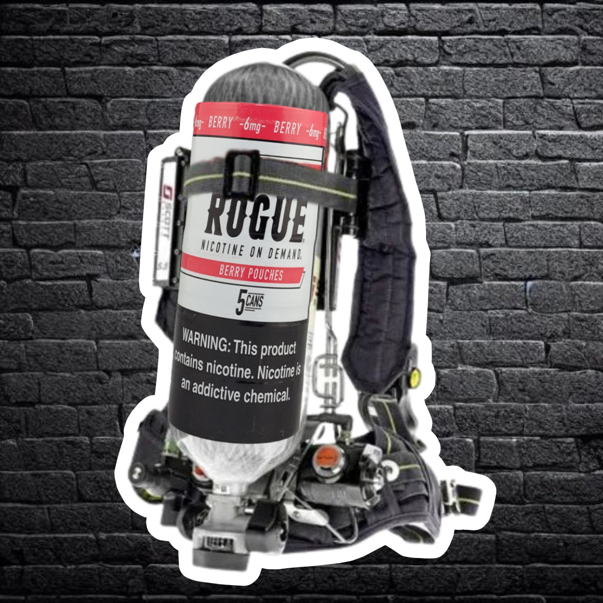 Berry ROGUE SCBA Sticker