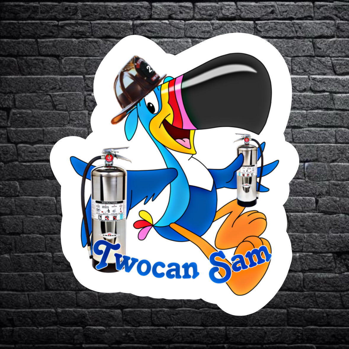 Twocan Sam Sticker