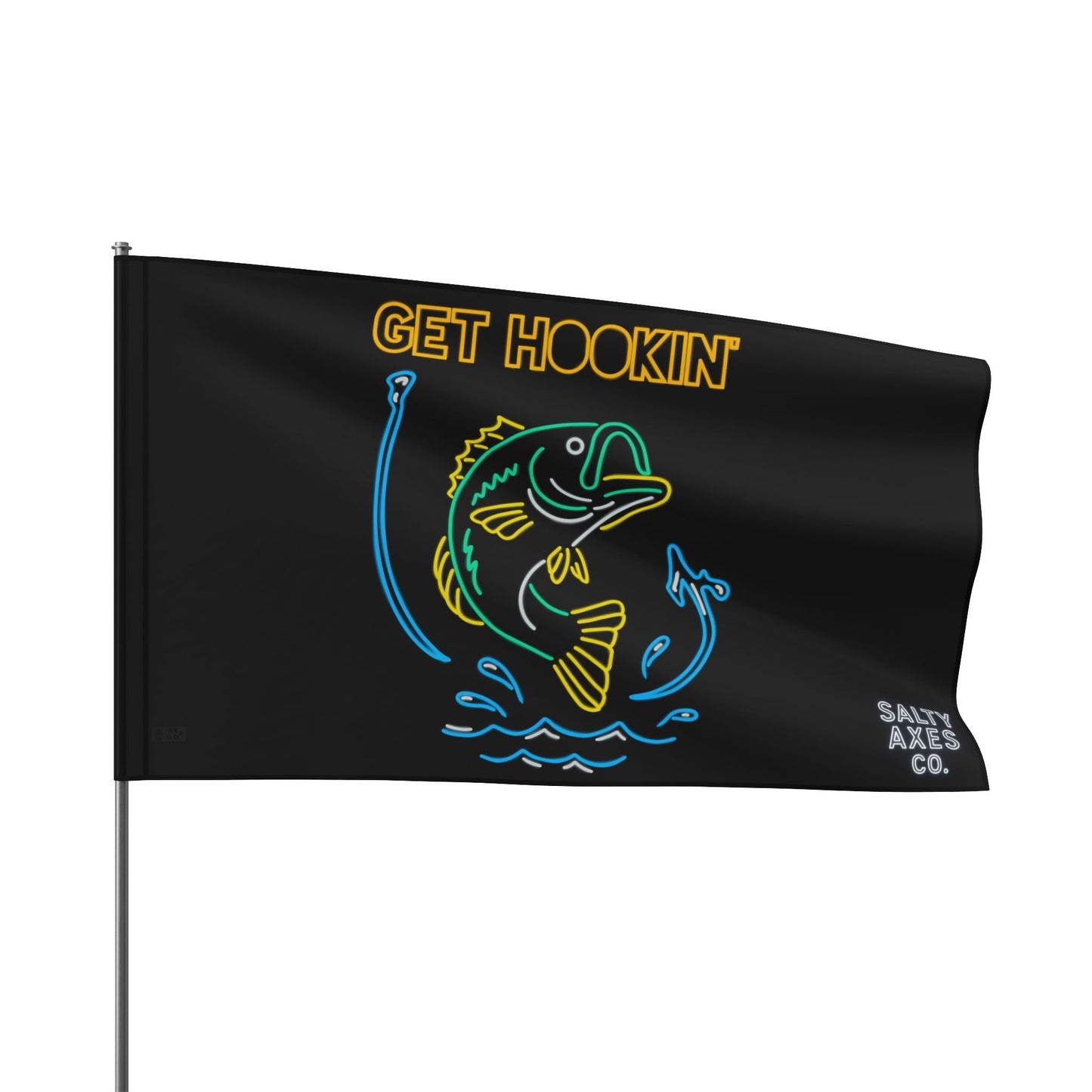 Bass Get Hookin' Flag