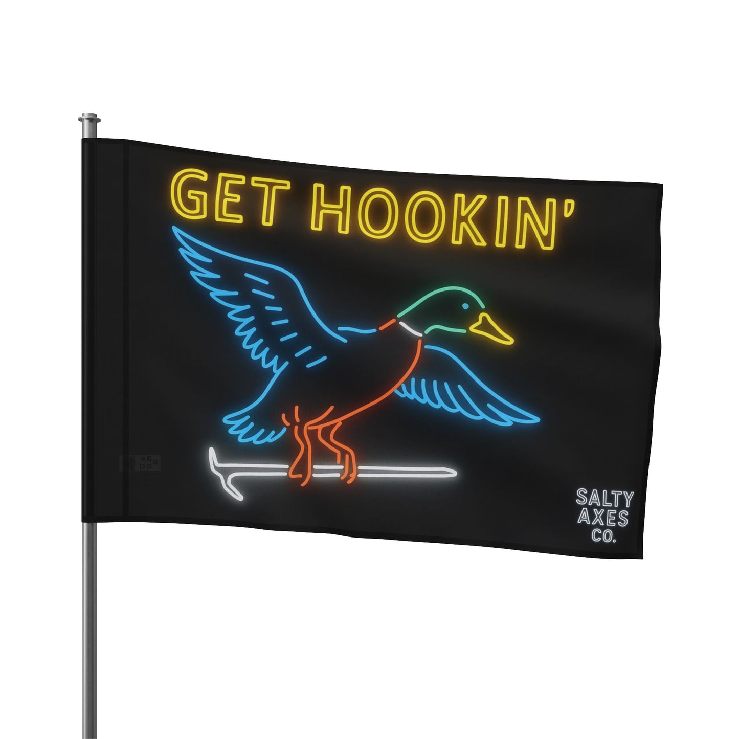 Mallard Get Hookin' Flag