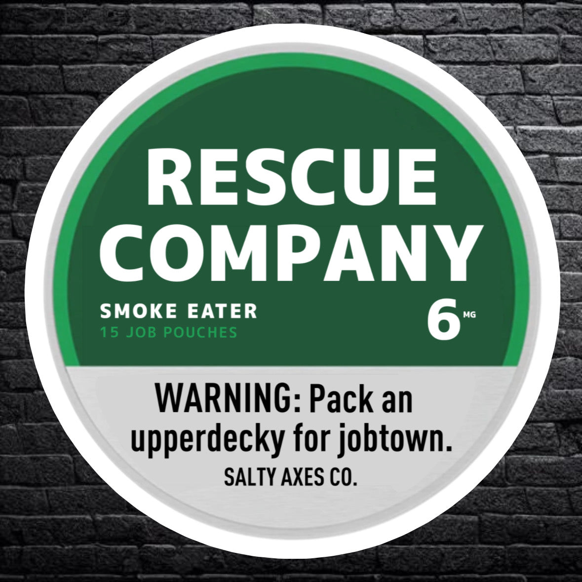 ZYN Rescue Company Sticker