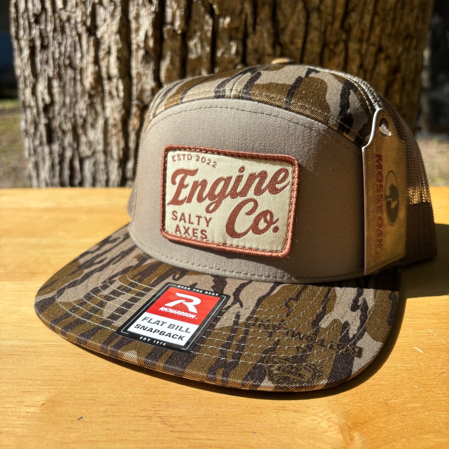 Engine Company Hat - Bottomland Camo 7 Panel