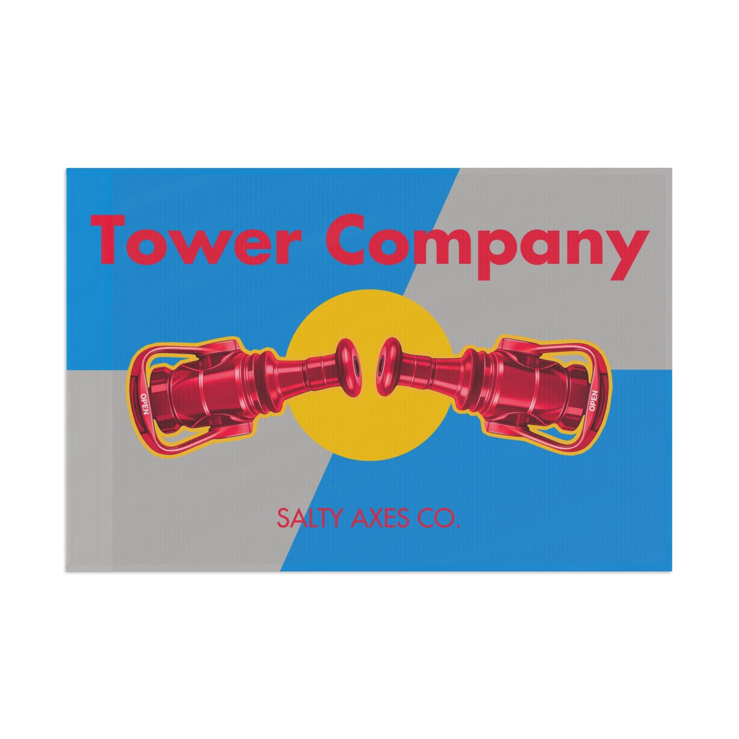 Red Bore Tower Co. Flag - Lite Colorway