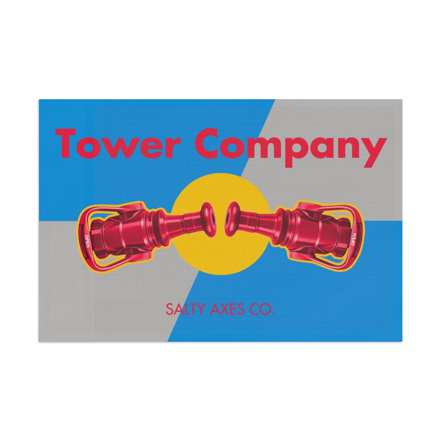 Red Bore Tower Co. Flag - Lite Colorway