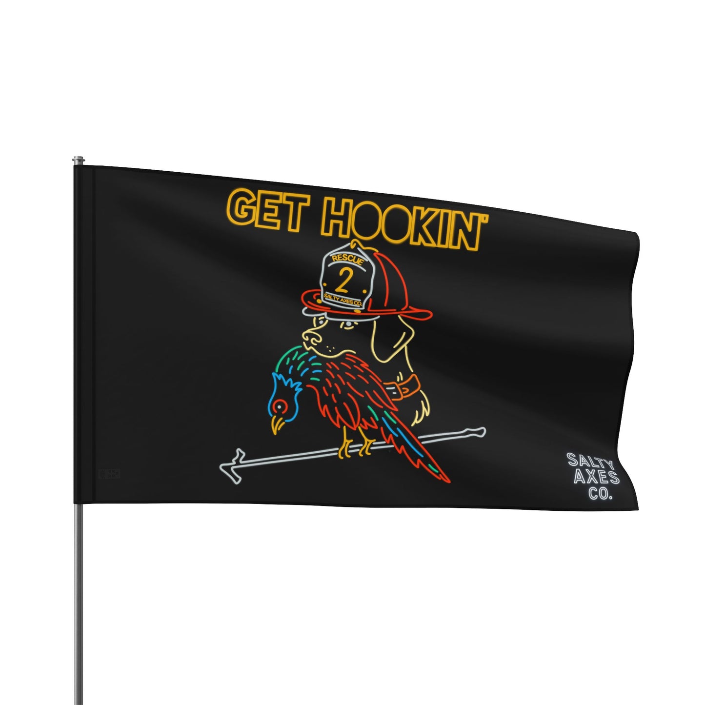 Bird Dog Get Hookin' Flag