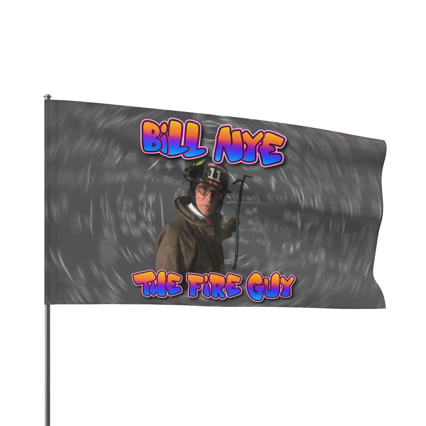 Bill Nye the Fire Guy Flag