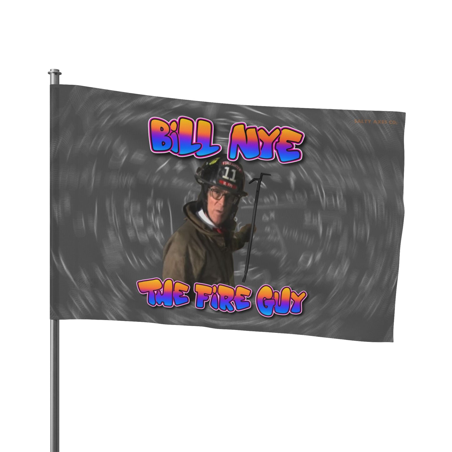 Bill Nye the Fire Guy Flag