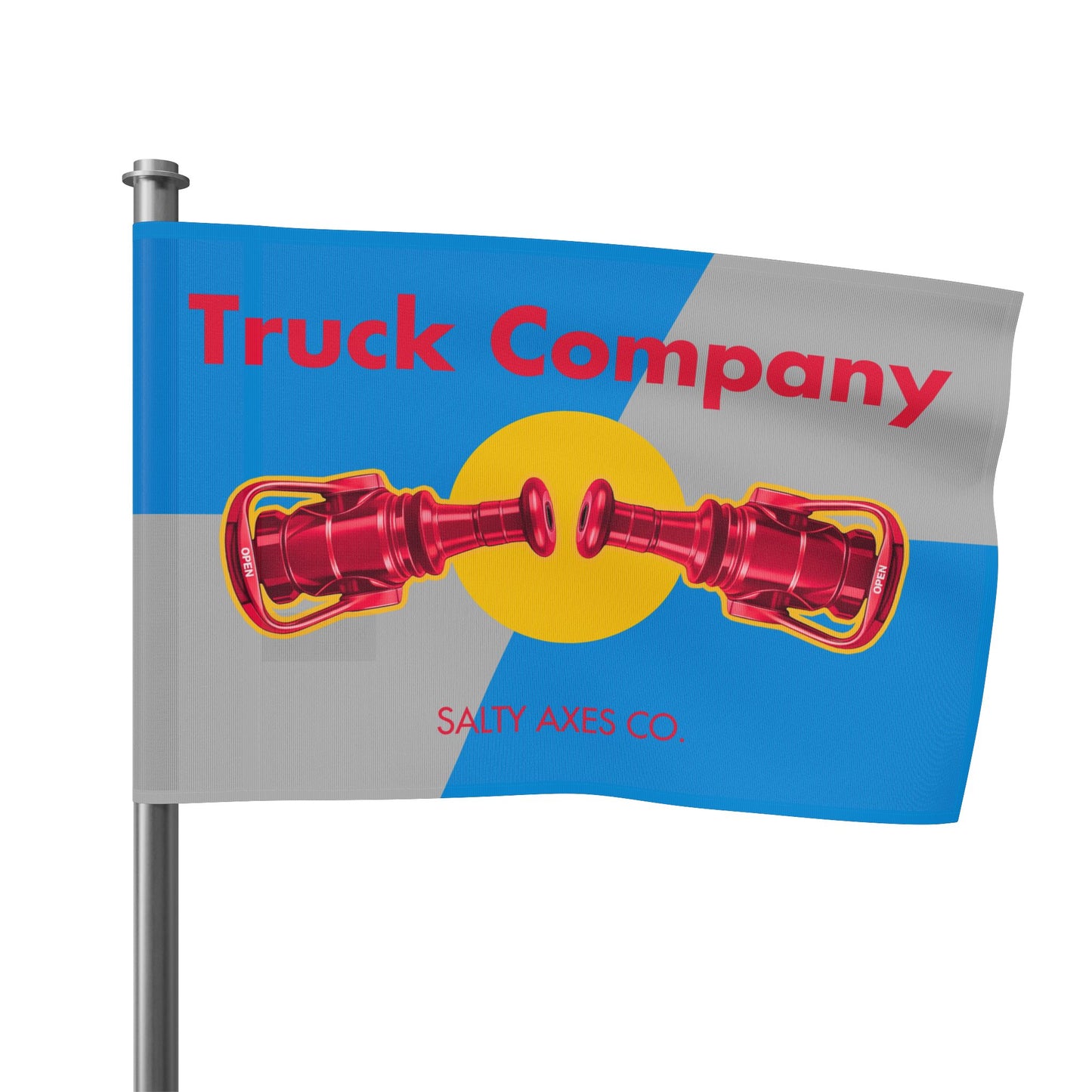 Red Bore Truck Co. Flag - Lite Colorway