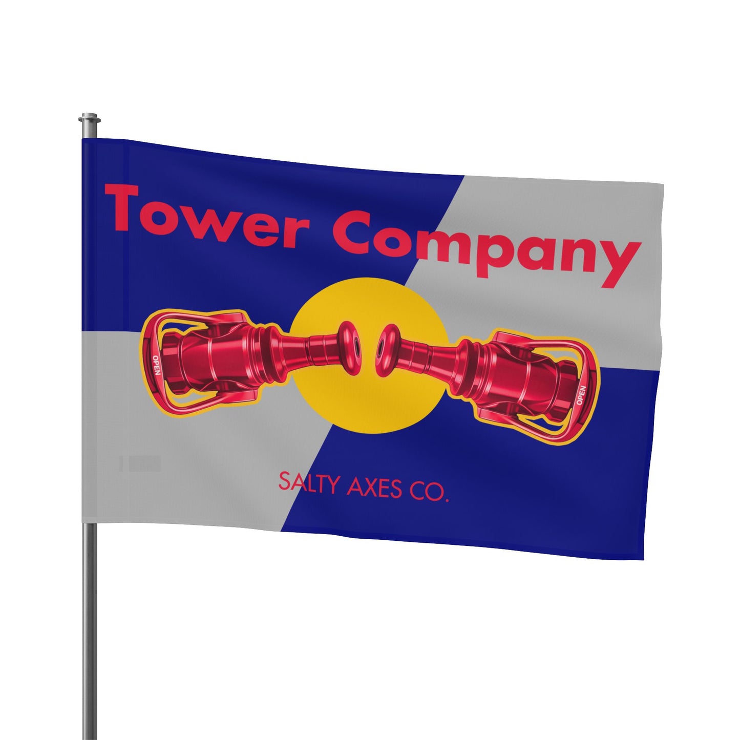 Red Bore Tower Co. Flag - Classic Colorway