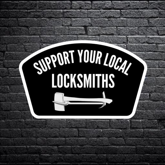 Support Your Local Locksmiths Sticker