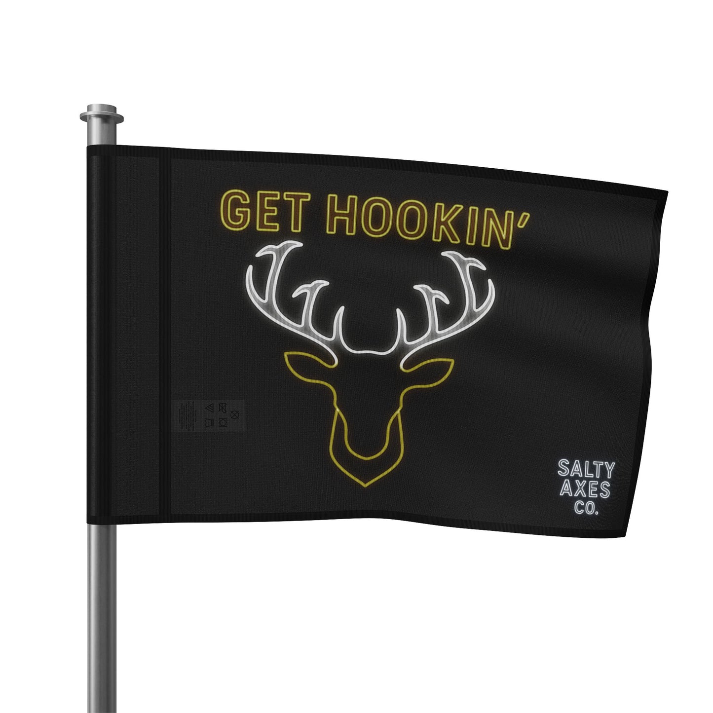 Buck Get Hookin' Flag