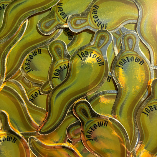 Italian Horn Sticker - Gold