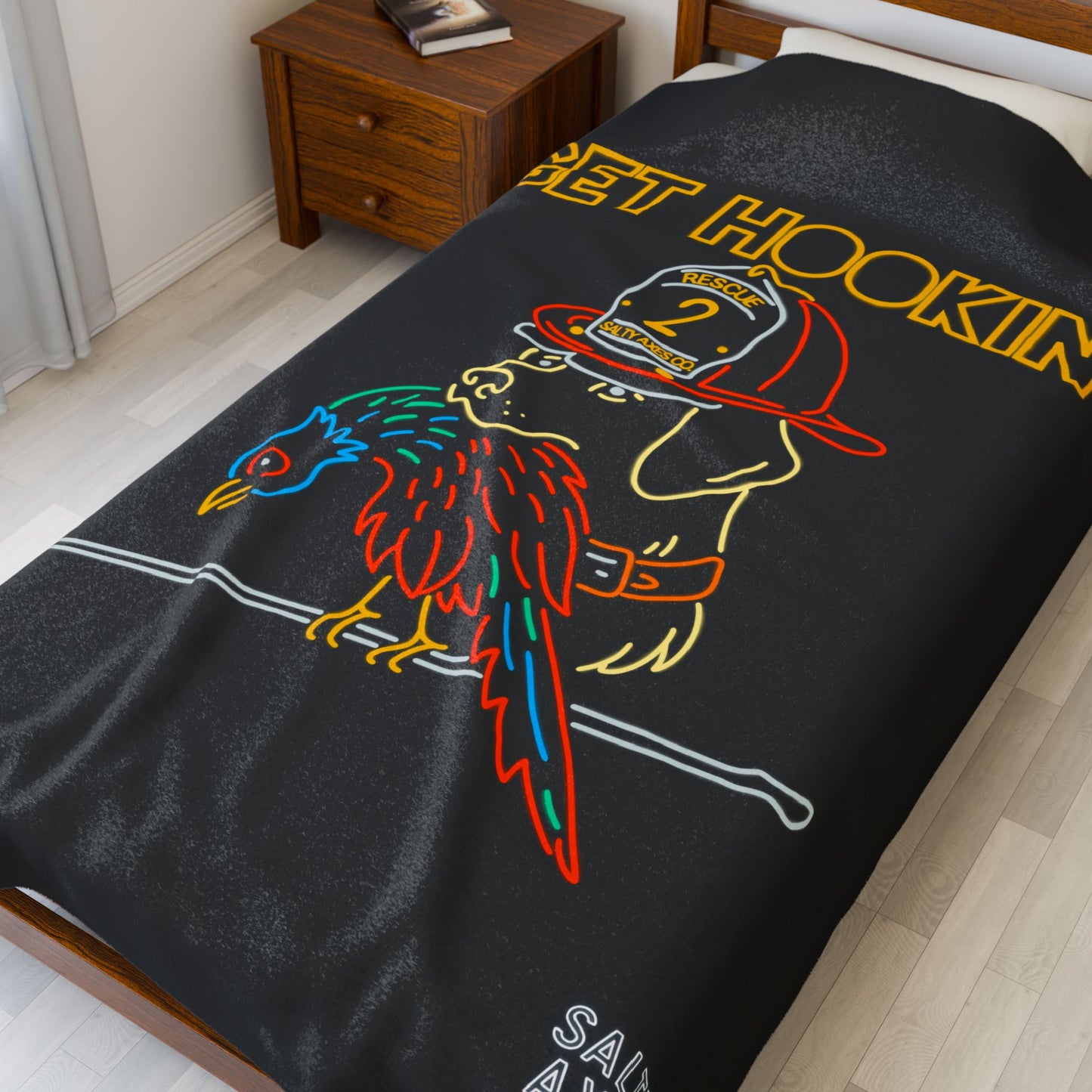 Get Hookin' Bird Dog Blanket