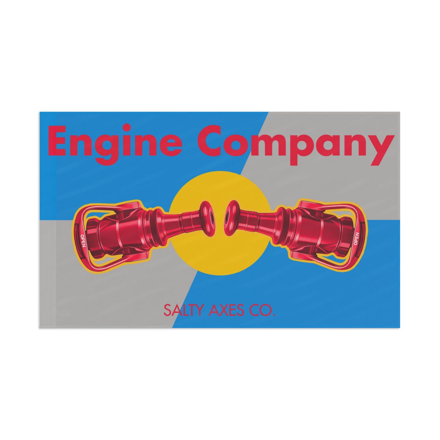 Red Bore Engine Co. Flag - Lite Colorway