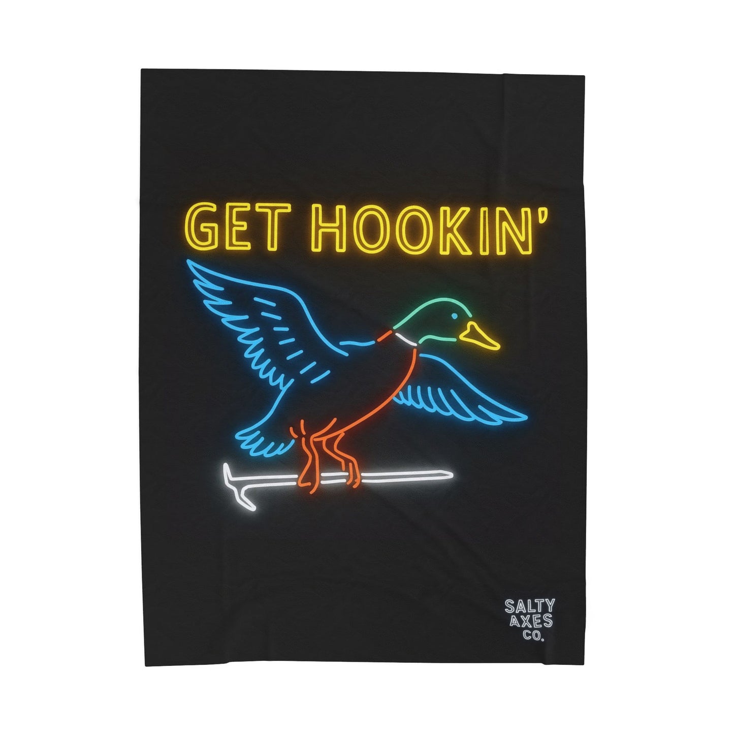 Get Hookin' Mallard Blanket