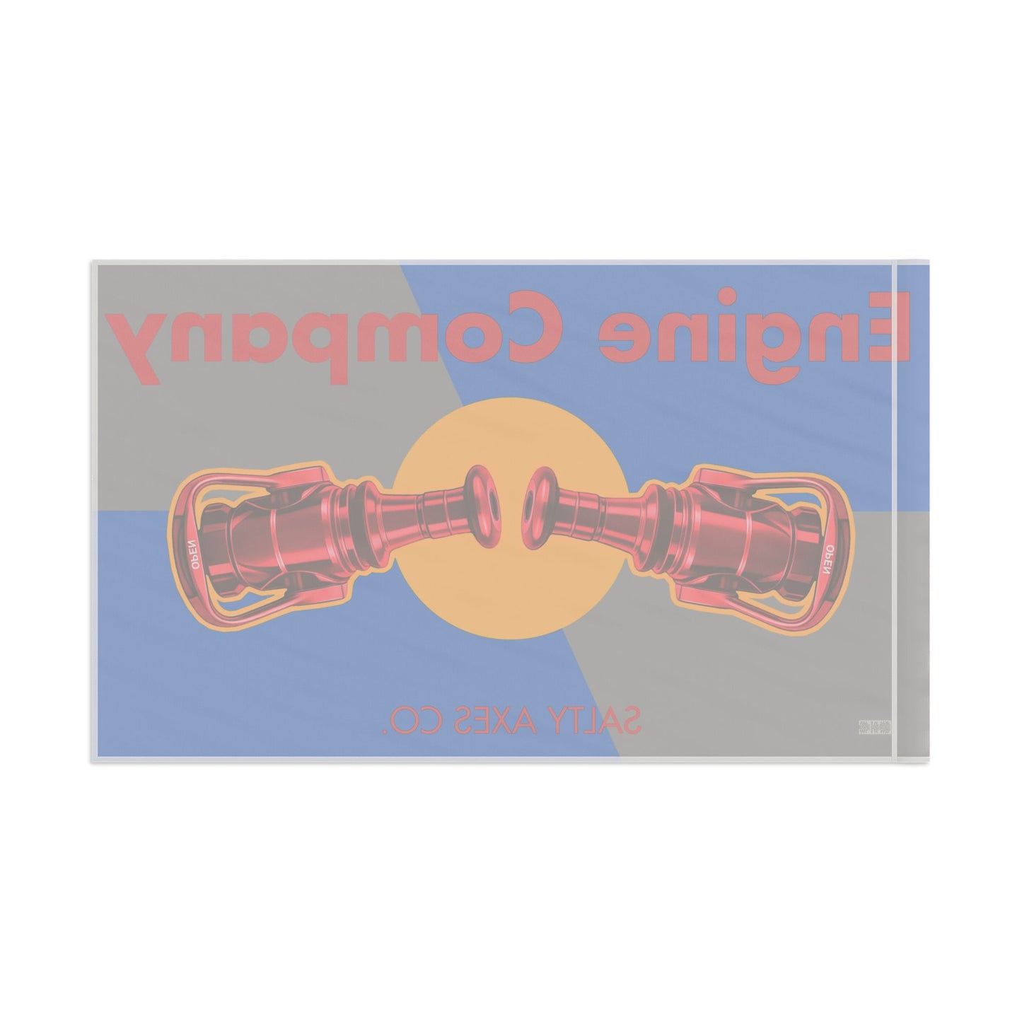 Red Bore Engine Co. Flag - Lite Colorway