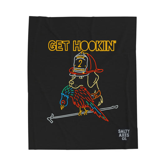 Get Hookin' Bird Dog Blanket