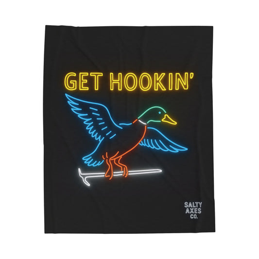 Get Hookin' Mallard Blanket