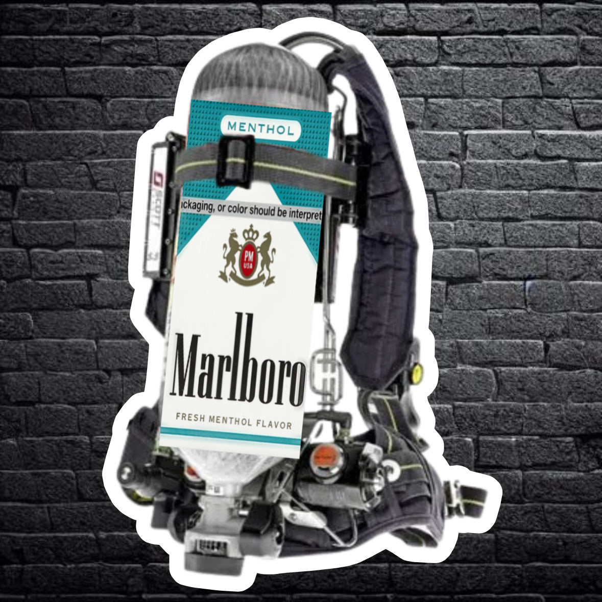 Marlboro Menthol SCBA Sticker