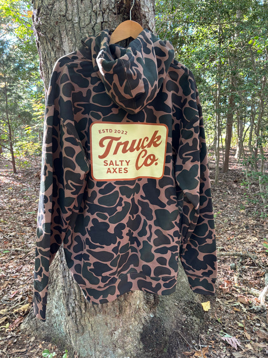Truck Company Premium Camo Hoodie