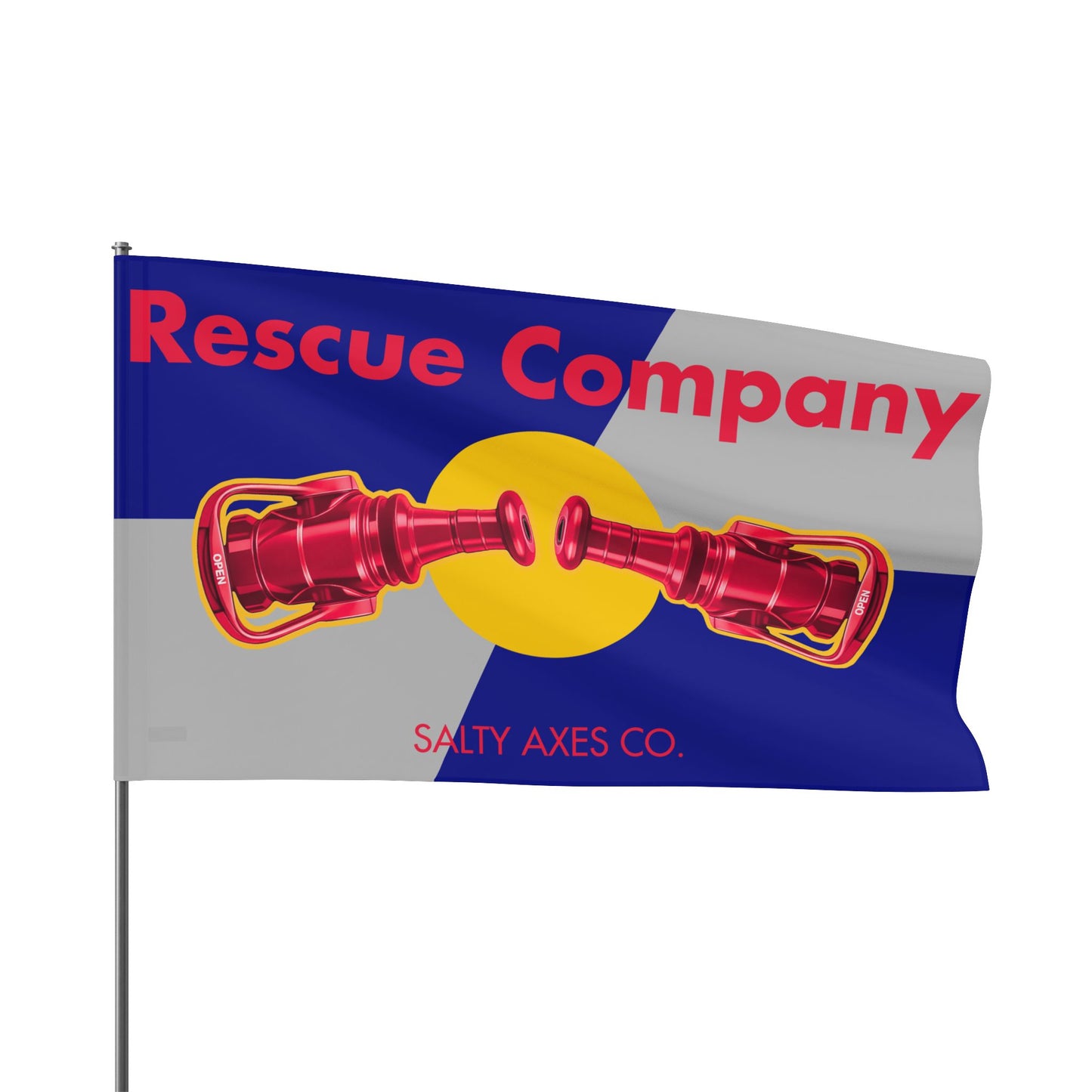 Red Bore Rescue Co. Flag - Classic Colorway
