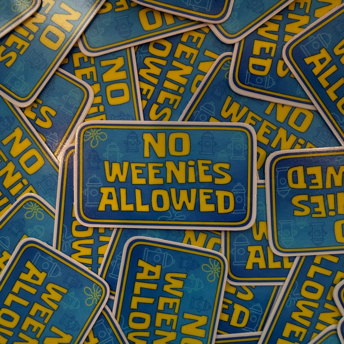 No Weenies Sticker