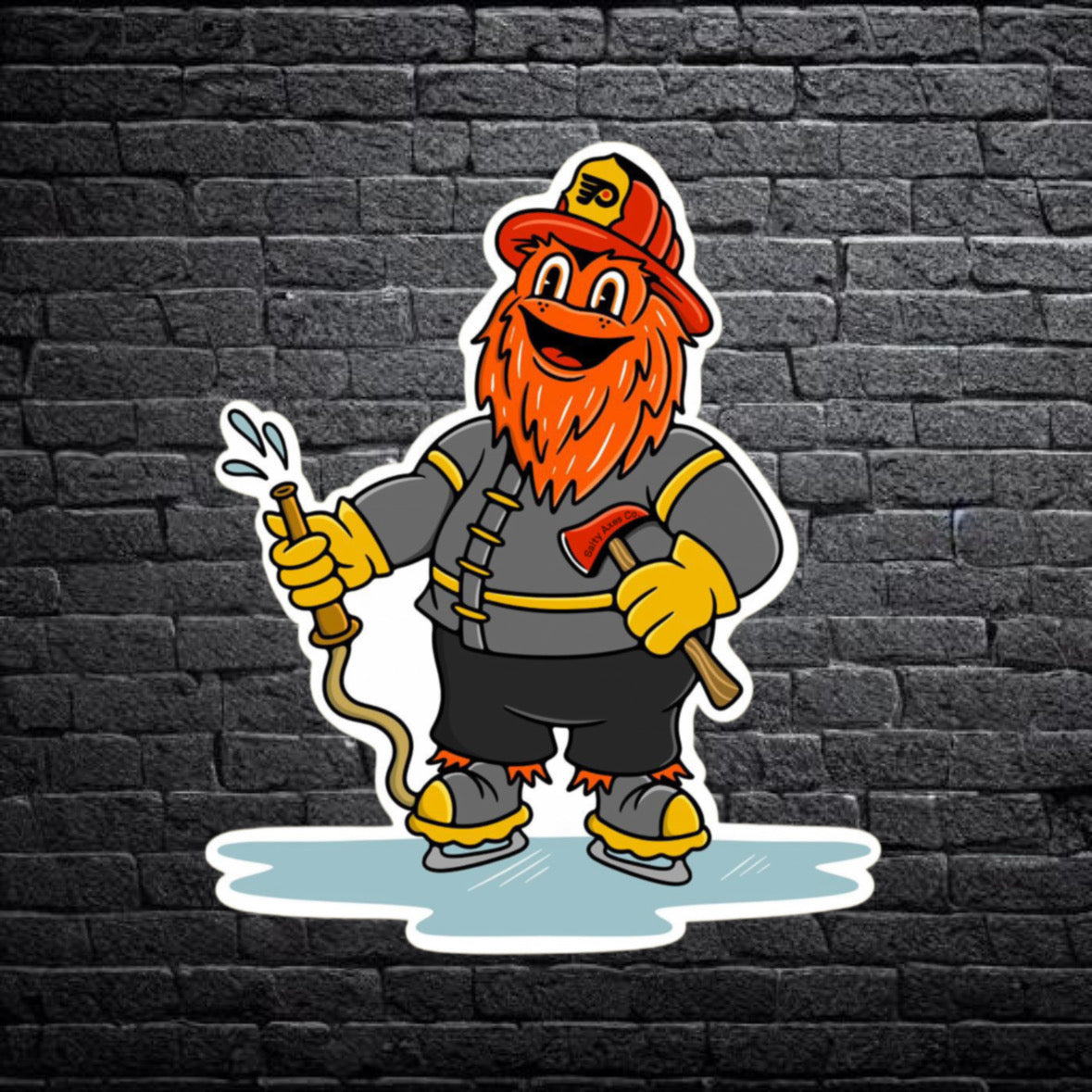 FF Gritty Sticker – Salty Axes Co.