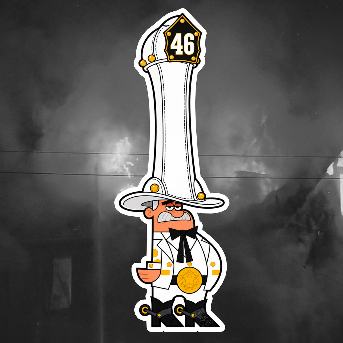 Dimmadue Sticker