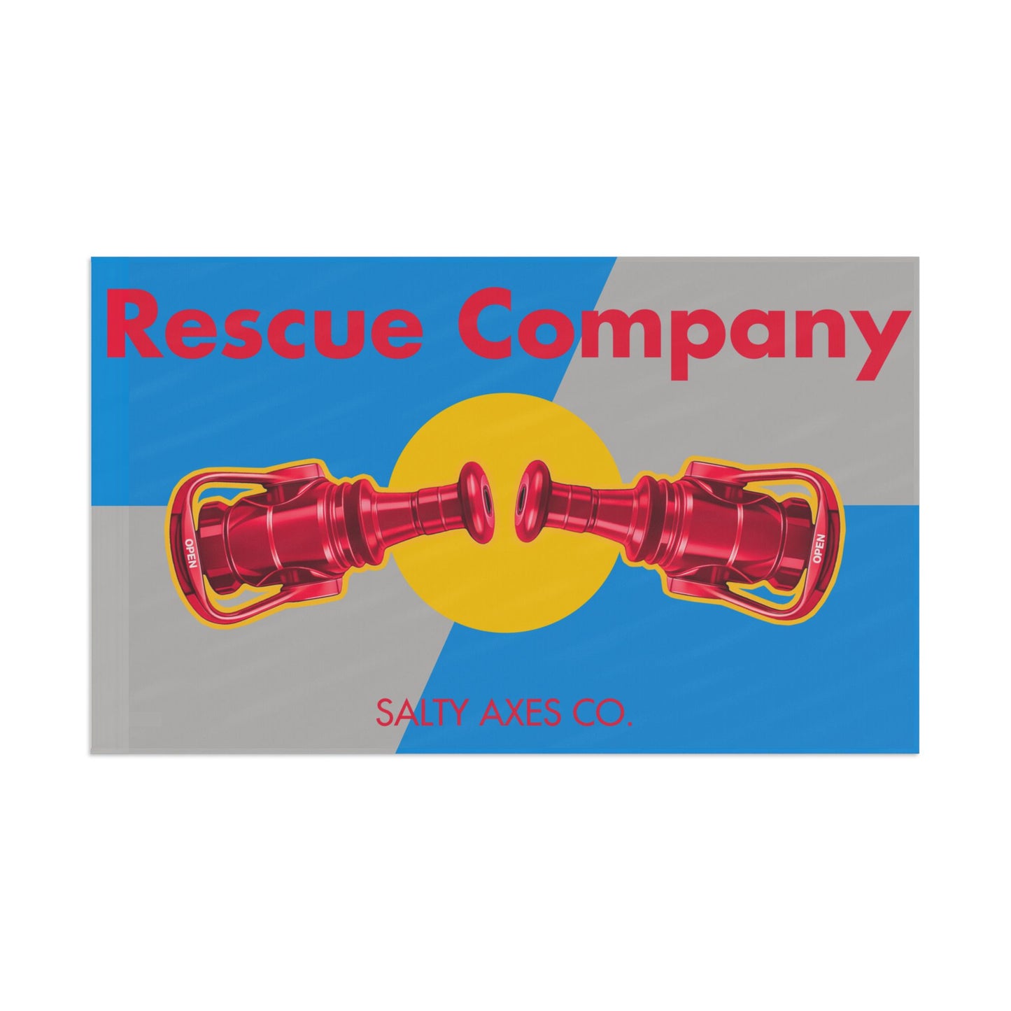 Red Bore Rescue Co. Flag - Lite Colorway