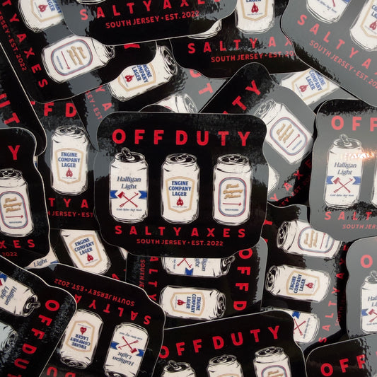 Off Duty Sticker