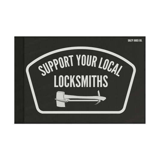 Support Your Local Locksmiths Flag