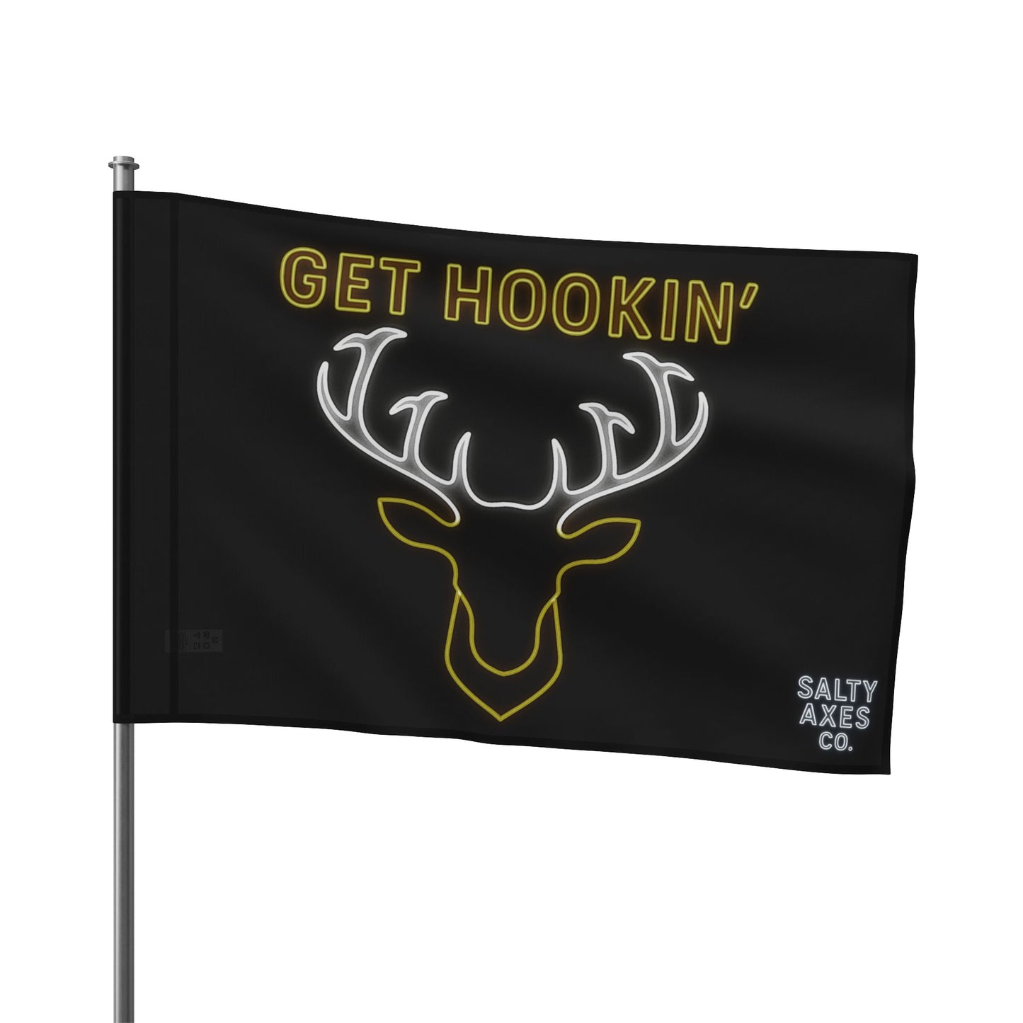 Buck Get Hookin' Flag