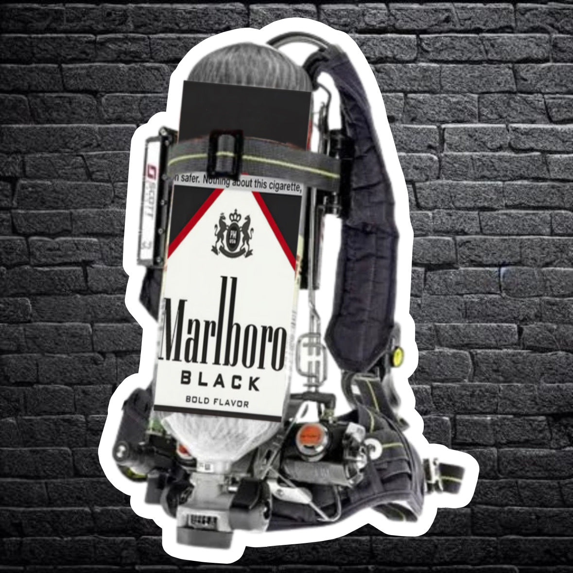 Marlboro Black SCBA Sticker