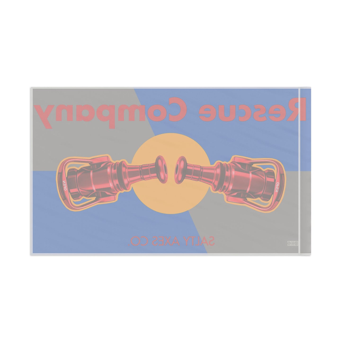 Red Bore Rescue Co. Flag - Lite Colorway