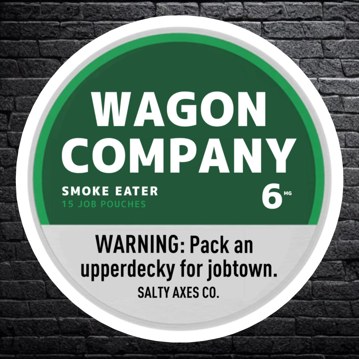 ZYN Wagon Company Sticker