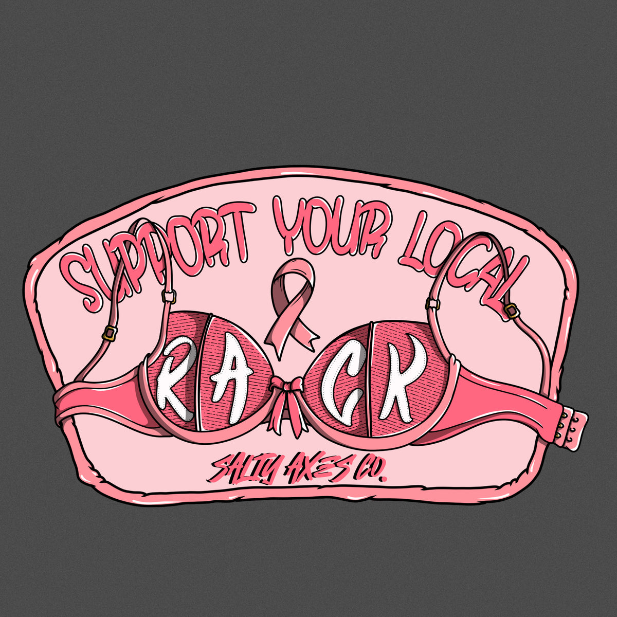 Support Your Local Rack Sticker