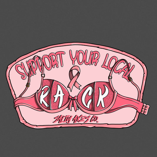 Support Your Local Rack Sticker