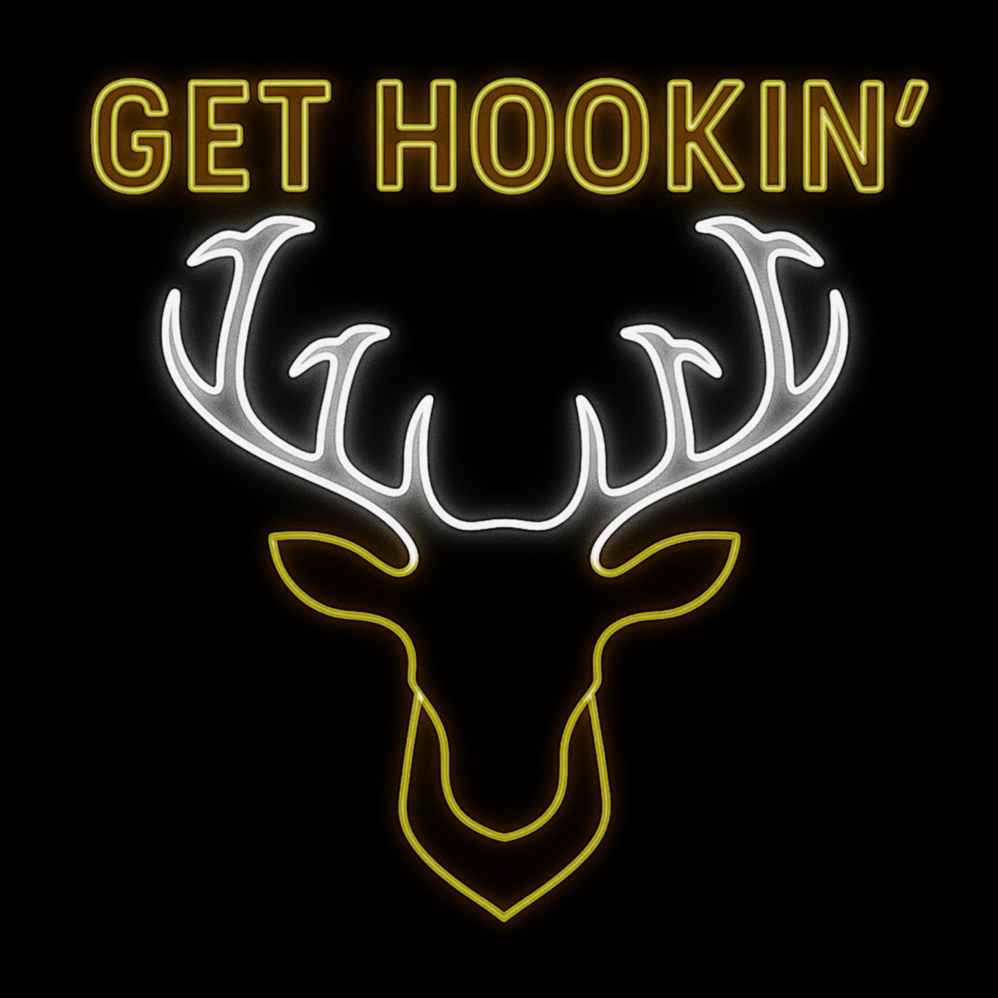 Get Hookin’ Buck Sticker