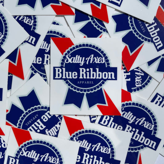 Blue Ribbon Sticker